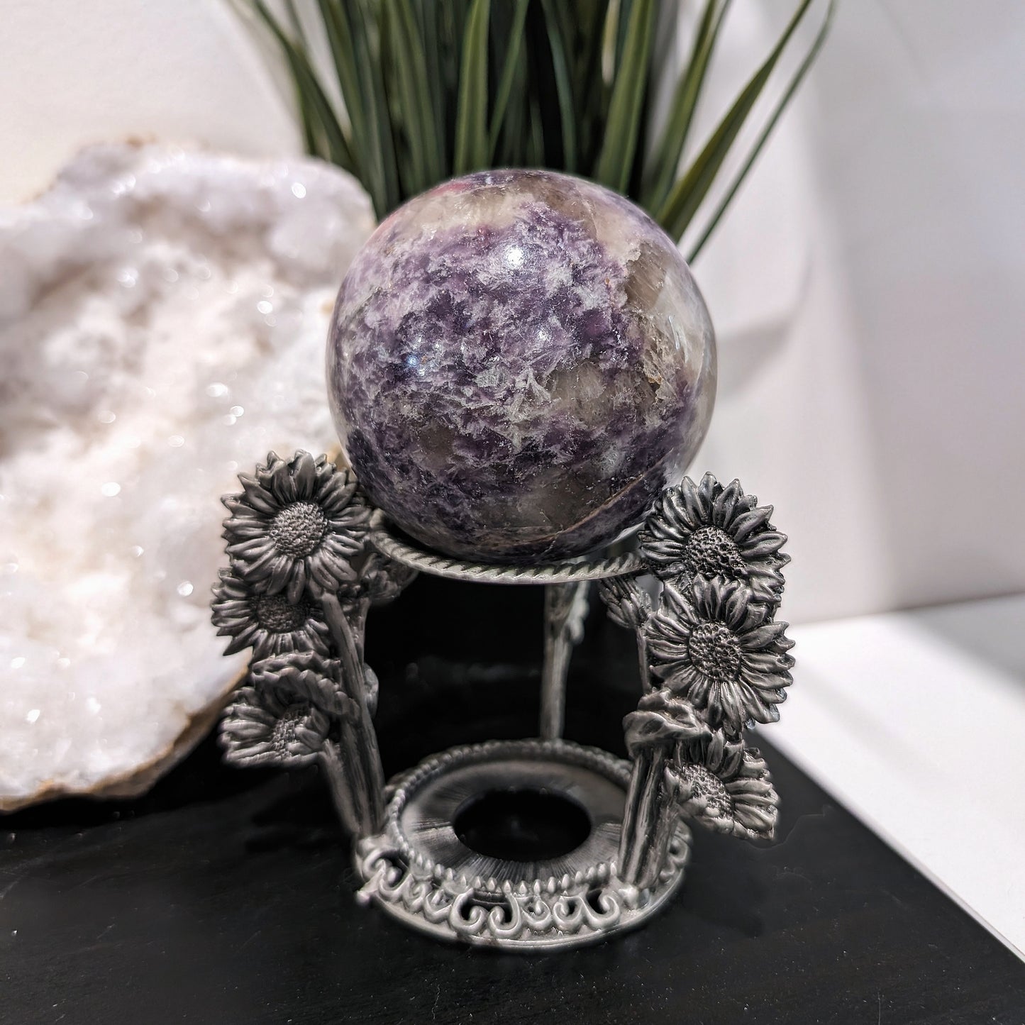 Lepidolite Sphere